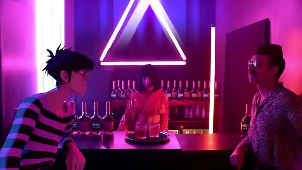 скачать клип Gorillaz - Strobelite