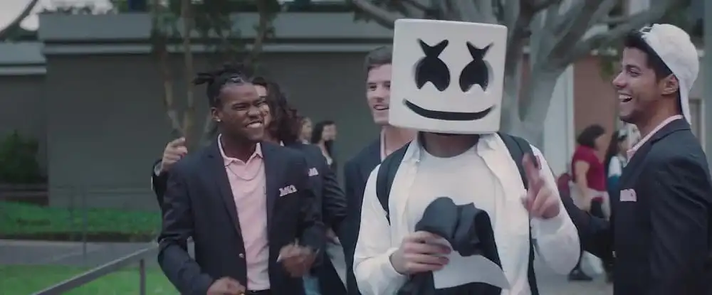 скачать клип Marshmello - Blocks