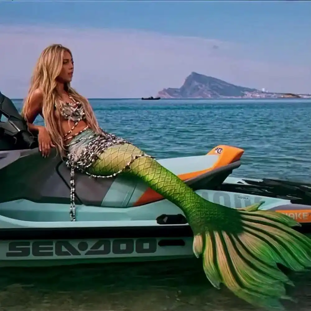 скачать клип Ana Mena and Gue - Acquamarina