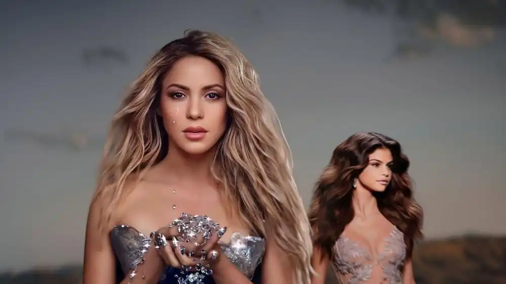 скачать клип Selena Gomez and Shakira - Falso Amor