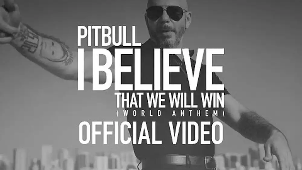скачать клип Pitbull - I Believe That We Will Win