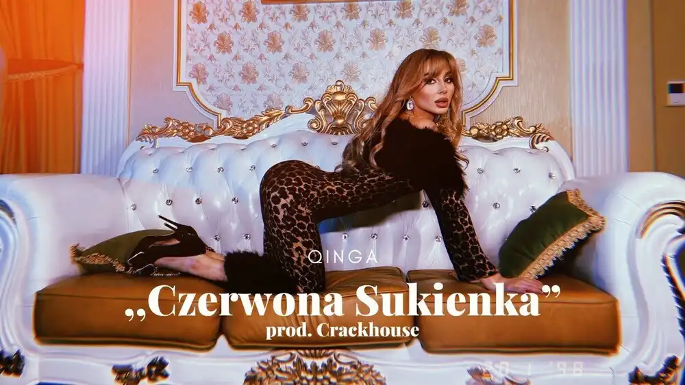 QINGA - Czerwona Sukienka