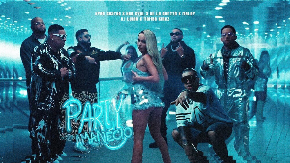 скачать клип Ryan Castro, Bad Gyal - Party Amanecio