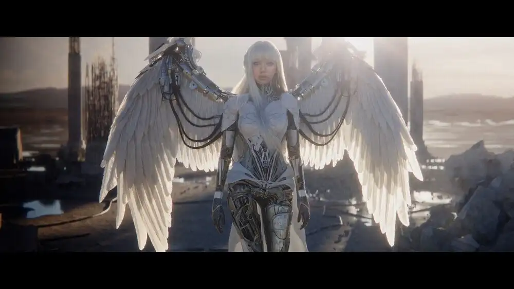 скачать клип Anyma, LISA - Bad Angel