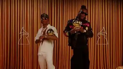 скачать клип Burna Boy feat. WizKid - B. DOR