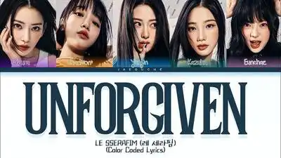 скачать клип LE SSERAFIM - UNFORGIVEN