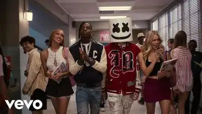 скачать клип Marshmello, Polo G, Southside - Grown Man