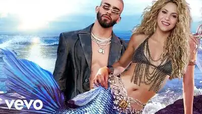 скачать клип Shakira ft. MTZ Manuel Turizo - Copa Vacia