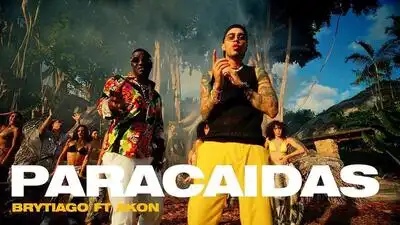 скачать клип Brytiago ft. Akon and Maffio - Paracaidas
