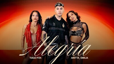 скачать клип Tiago PZK and Anitta and Emilia - Alegria