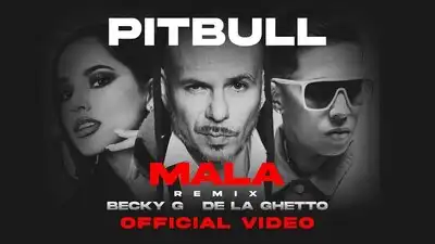 скачать клип Pitbull - Mala