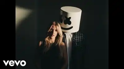 скачать клип Marshmello, Ellie Goulding, AVAION - Save My Love